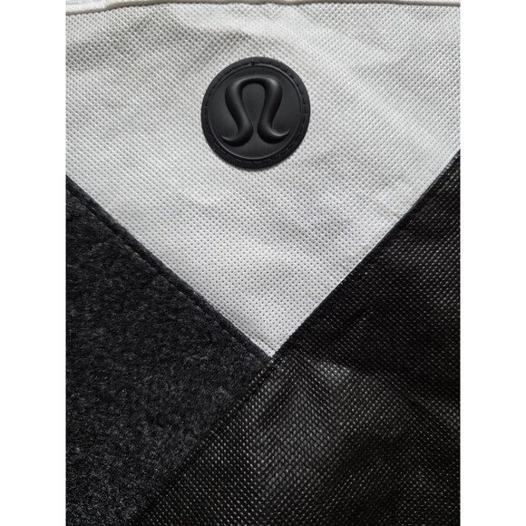 Lululemon Tuxedo Black And White Large Shopping Bag 2013 Limited Edition 8x10 - Picture 4 of 6